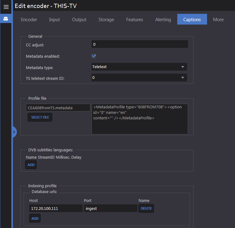 Encoder Captions – Closed Captioning 