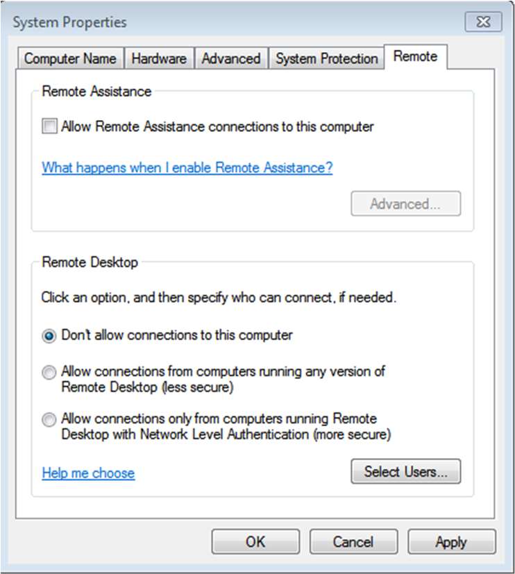Figure: Server-side Remote Desktop