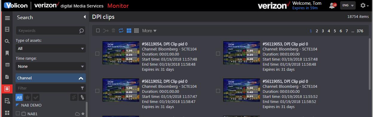 Figure: DPI grid view